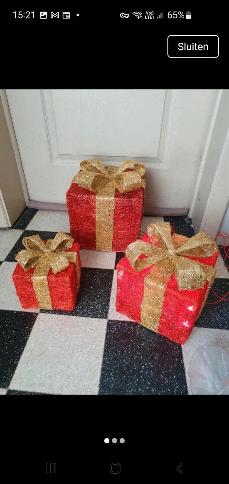 3 beaux cadeaux avec des lumières, Enlèvement ou Envoi, Comme neuf