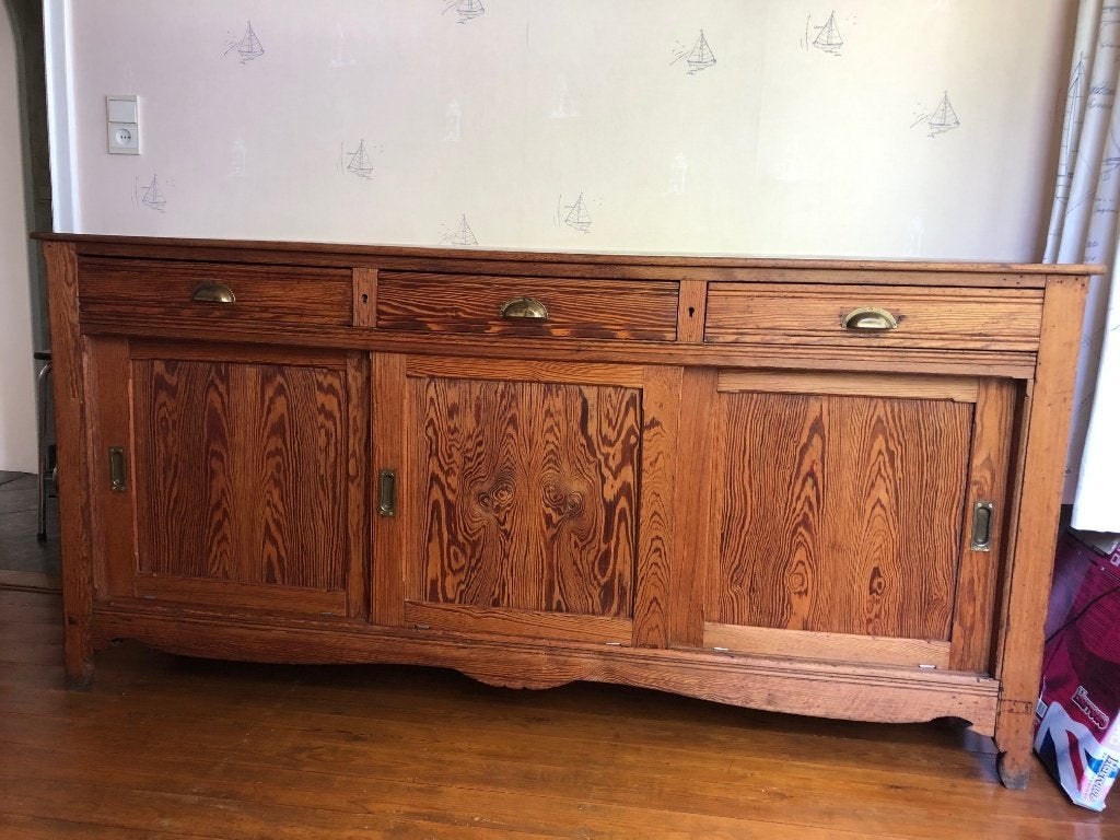 vintage dressoirkast, Ophalen, Gebruikt, Met deur(en), Vintage