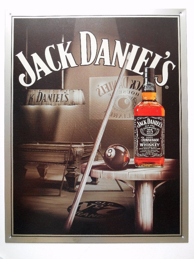 Plaque publicitaire Jack Daniel's, Envoi, Comme neuf, Panneau publicitaire