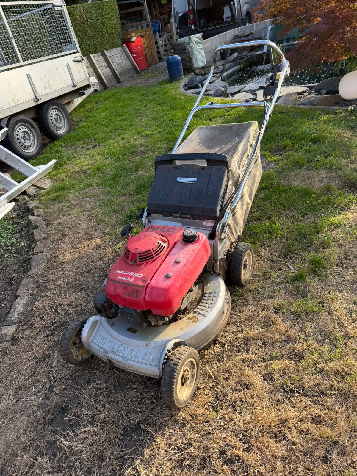 Tondeuse honda, Tuin en Terras, Ophalen, Zo goed als nieuw
