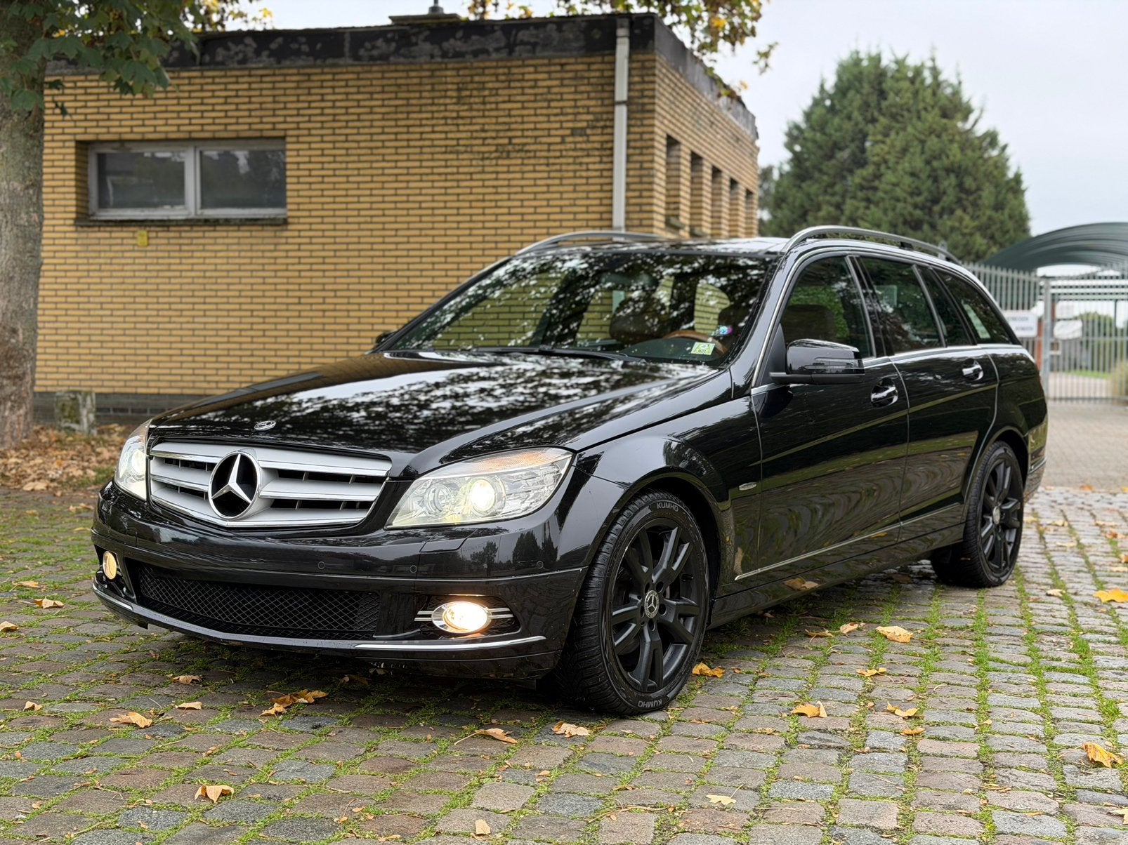 Mercedes c220 325.000 2008 full options, Auto's, Automaat, Multifunctioneel stuurwiel, Leder, Euro 4