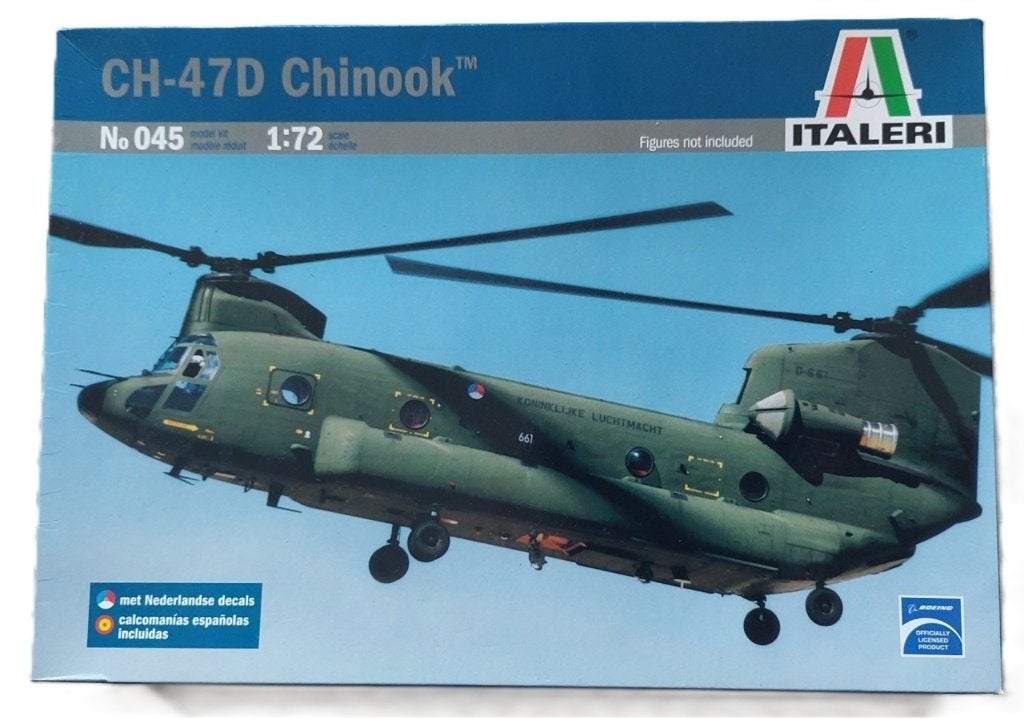 modelbouw 1/72 Italeri CH-47 D, Enlèvement ou Envoi, Neuf, Hélicoptère, Italeri