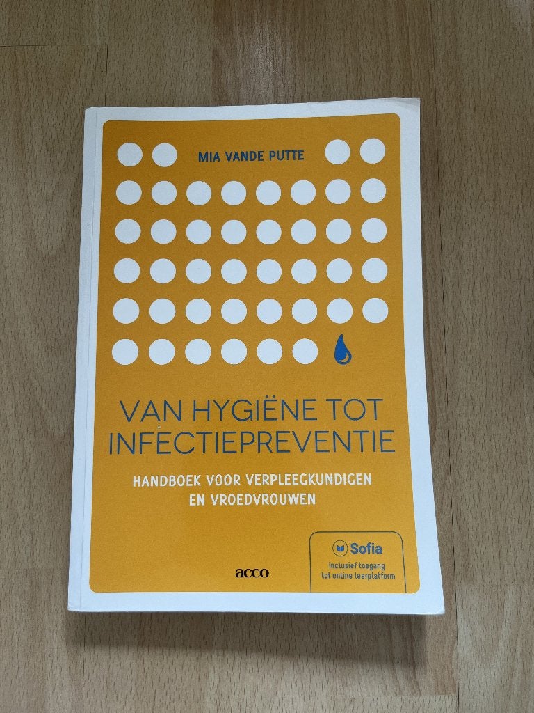 van hygiëne tot infectiepreventie, Boeken, Ophalen of Verzenden, Zo goed als nieuw, Hogeschool
