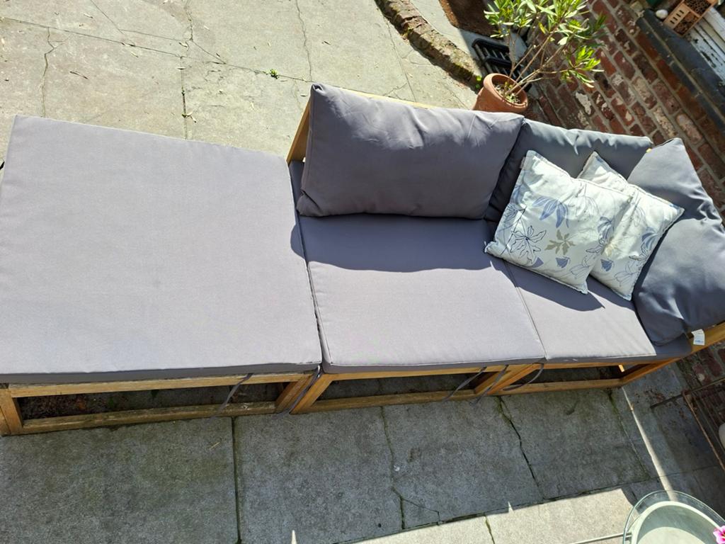 Moet nu weg, loungeset, Tuin en Terras, Ophalen