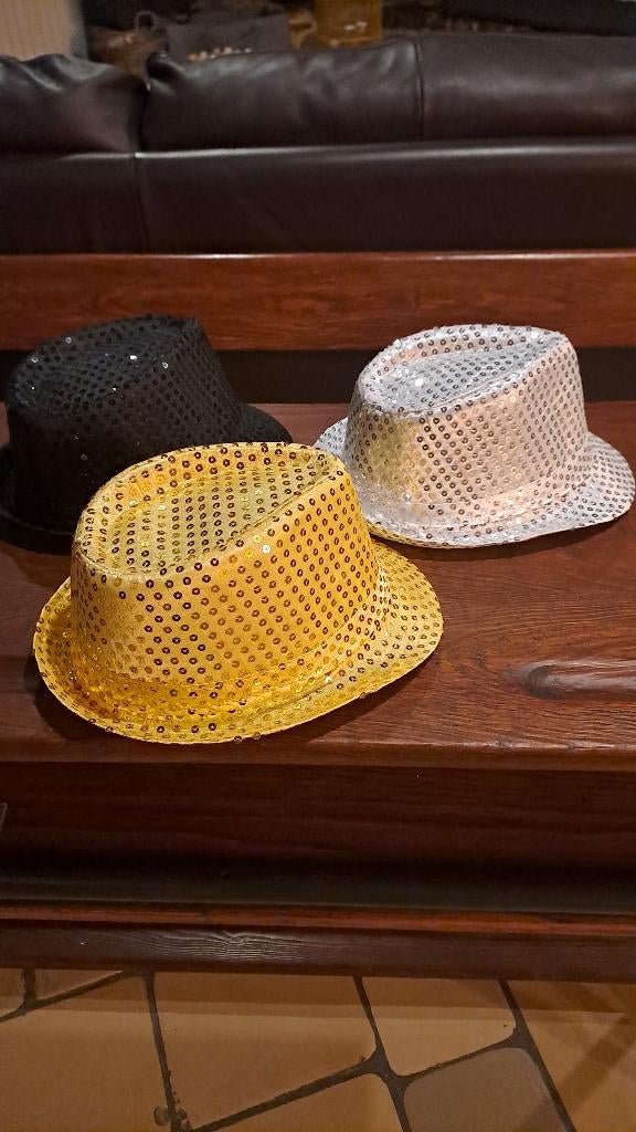 Chapeau à paillettes carnaval, Enlèvement, Neuf