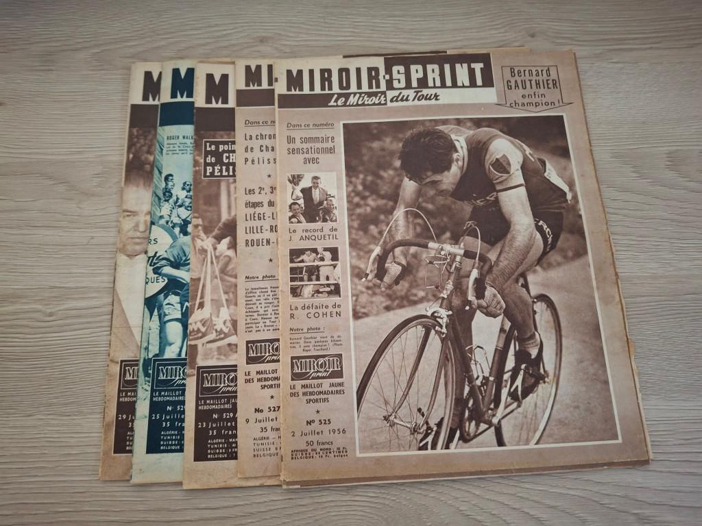Cyclisme - Tour de France 1952 - 54 - 55 - 56 -Miroir-Sprint, Verzenden, Gebruikt