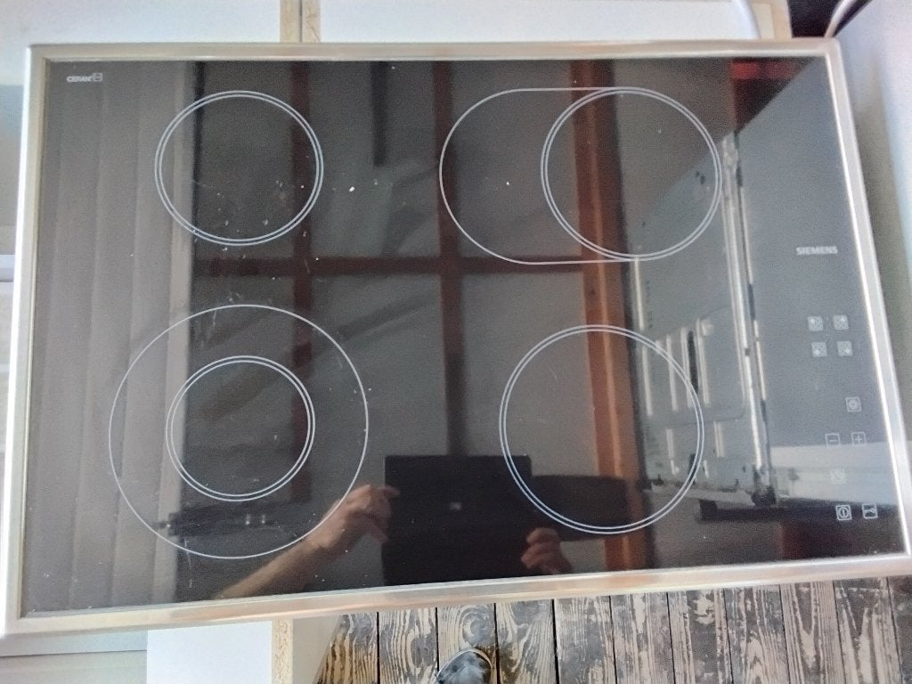 Kookplaat Siemens, Elektronische apparatuur, Kookplaten, Ophalen, Gebruikt, Keramisch, 4 kookzones