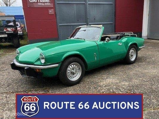 Triumph Spitfire 1500 | 1977 | Route 66 Auctions, Triumph, Zwart, Bedrijf, Handgeschakeld