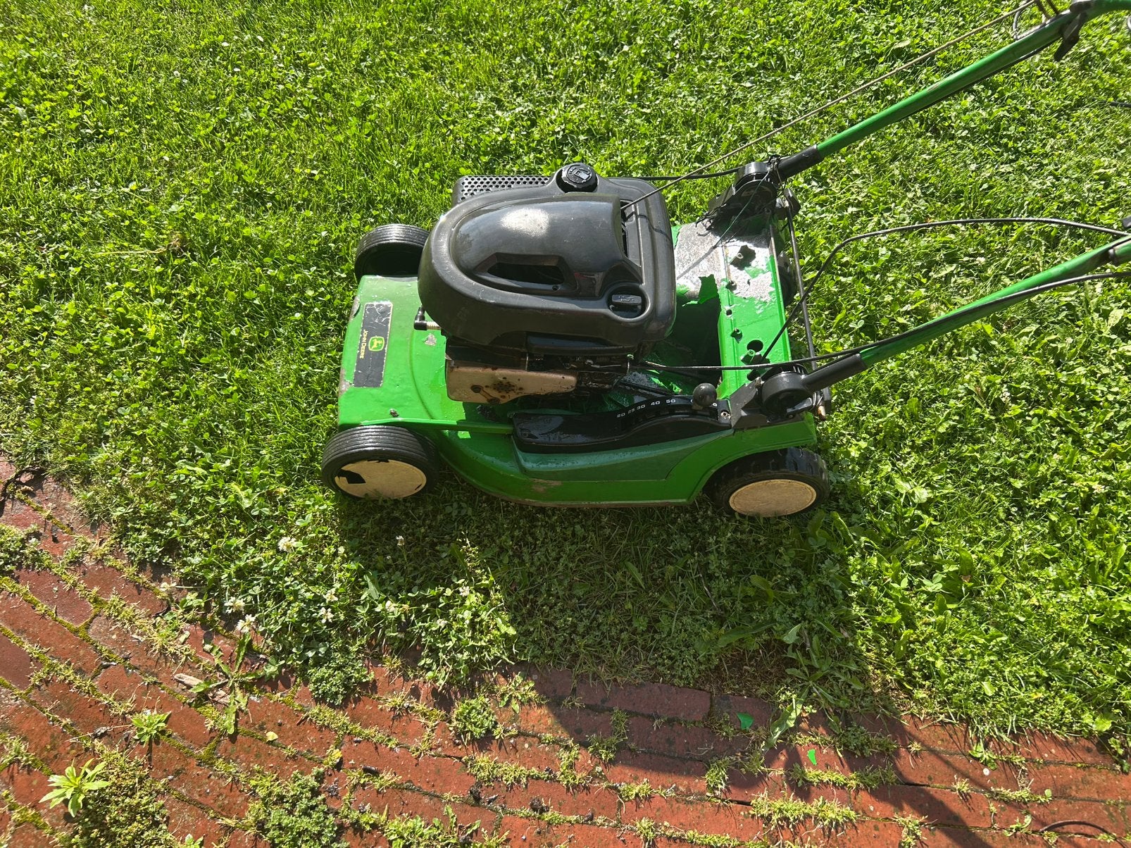 John Deere grasmaaier te koop, Tuin en Terras, Grasmaaiers, Ophalen