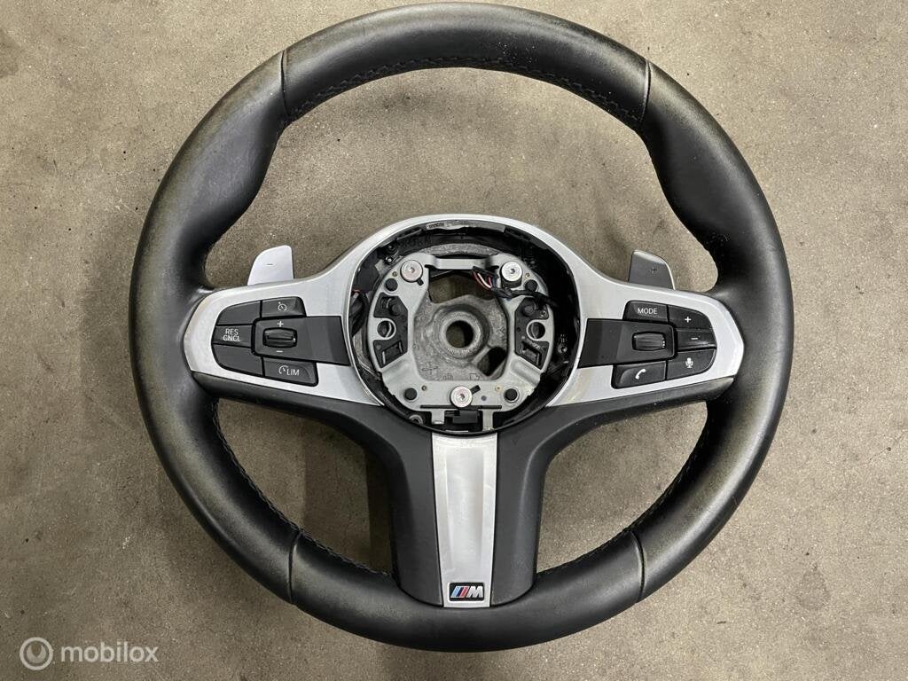Sportstuur leder BMW 5-serie G30  ('17-'20) 32308008179, Gebruikt, Ophalen of Verzenden, BMW