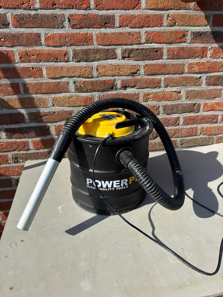 Aspirateur à cendres PowerPlus, Enlèvement, Comme neuf, Réservoir, Moins de 1 200 watts