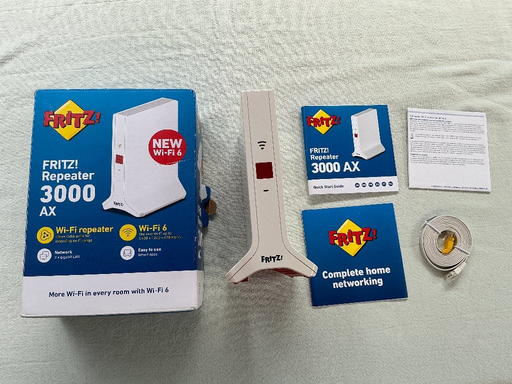 Fritz 3000 AX triband wifi 6 mesh repeater nieuw in doos, Computers en Software, Routers en Modems, Ophalen of Verzenden, Nieuw