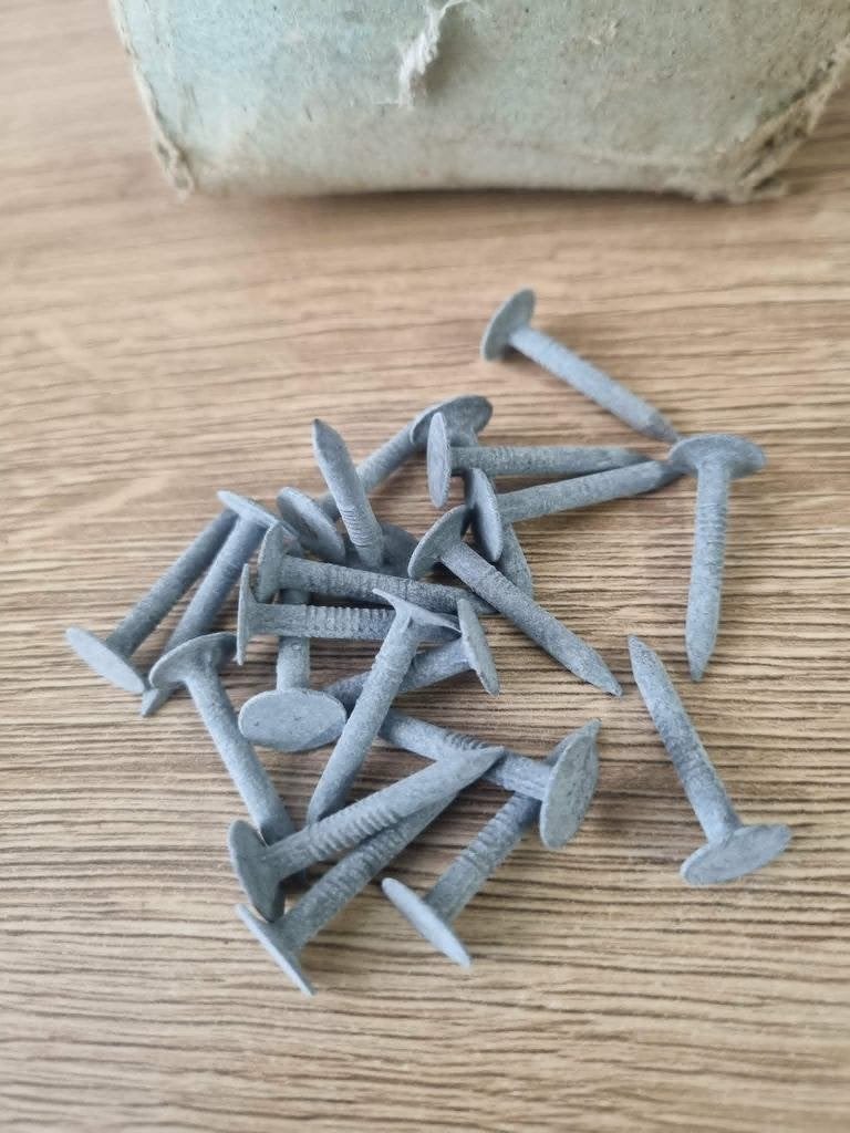Clous de toiture galvanisés de différentes tailles, Enlèvement