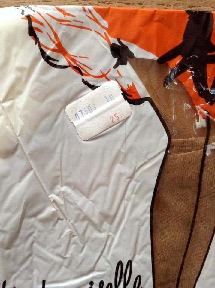 ULTRA VINTAGE Mademoiselle Kousen Jaren 60–Micromesh Maat 1, Kleding | Dames, Mademoiselle, Ophalen of Verzenden, Nieuw, Overige typen