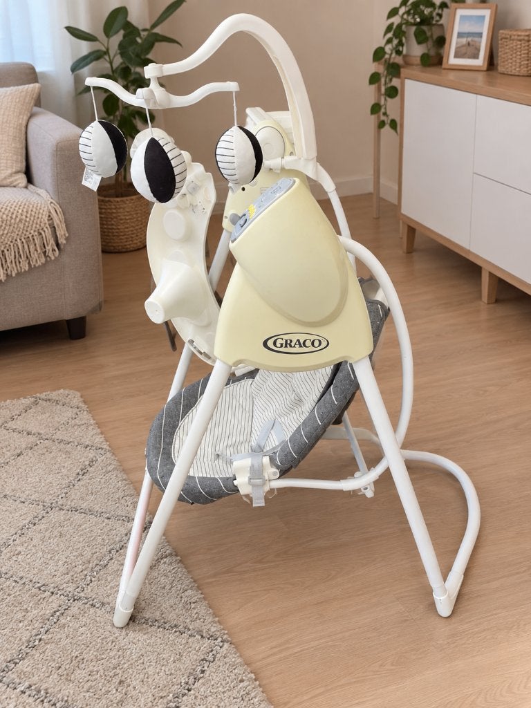 Balancelle bébé avec assise inclinable, Enlèvement, Comme neuf