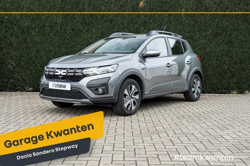 Dacia Sandero TCe Stepway 90 / NAVI / AIRCO, Autos, Argent ou Gris, Achat, Euro 6, Noir