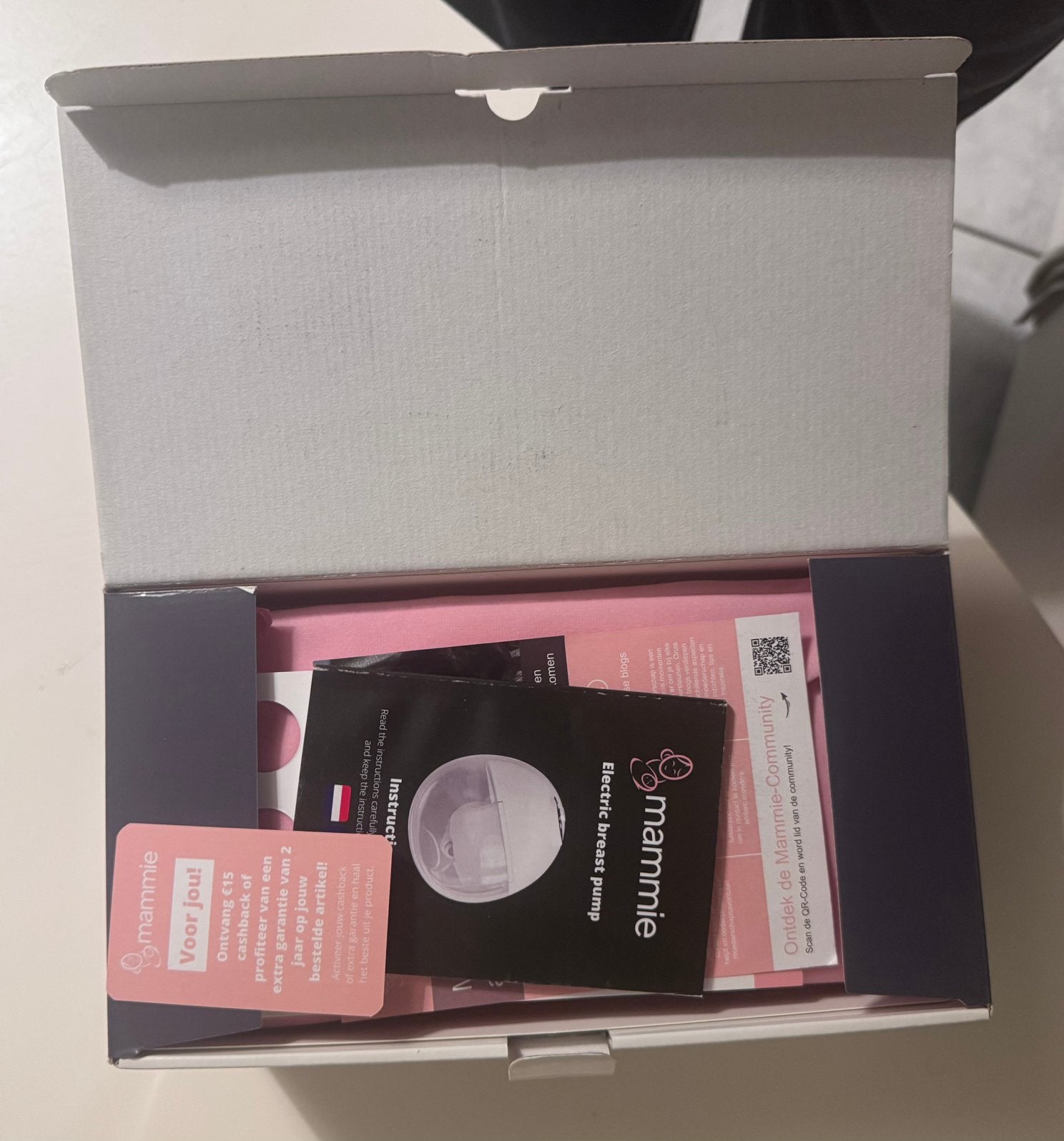 Mammie dubbele elektrische borstkolf, Ophalen of Verzenden, Nieuw, Borstkolf