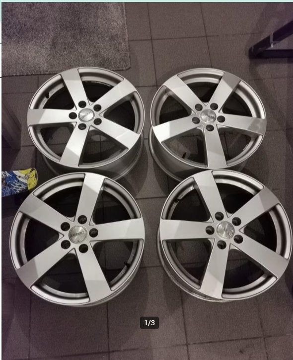 Velgen set merk DEZENT R18, Auto-onderdelen, Ophalen, 18 inch, Gebruikt, Velg(en)