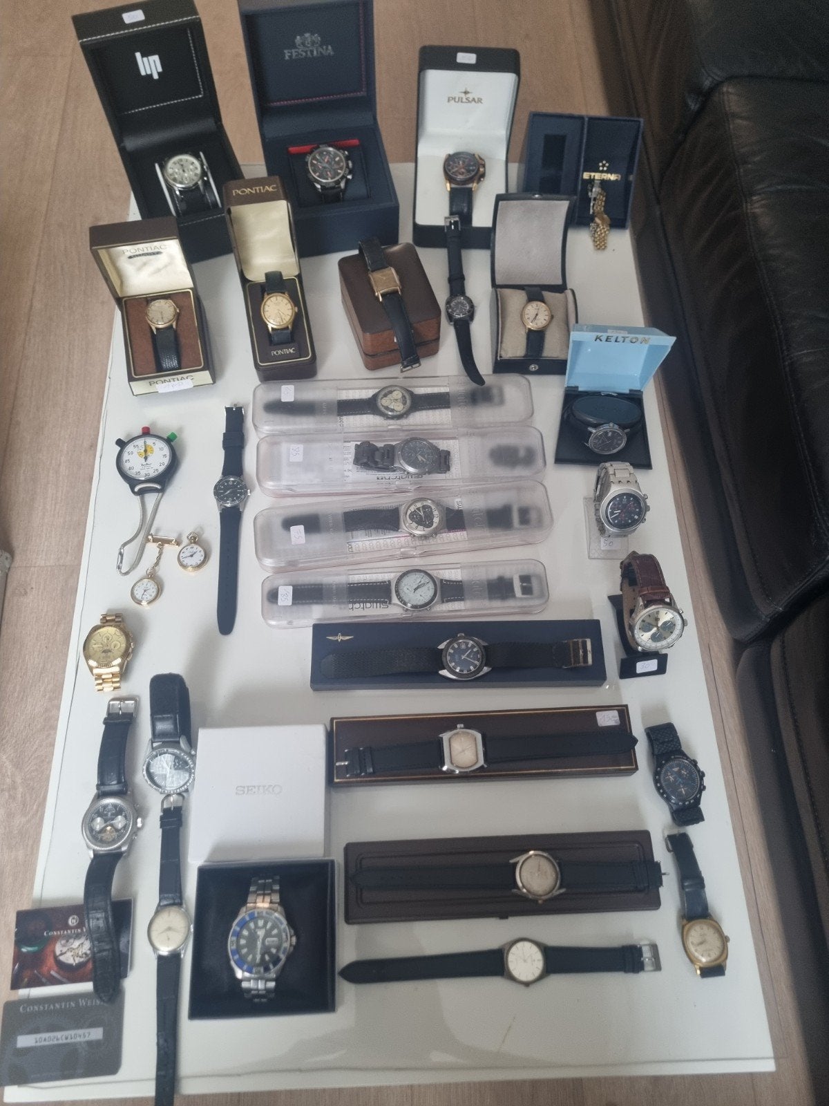 Lot de 30 montres, Bijoux, Sacs & Beauté, Montres | Hommes, Utilisé, Montre-bracelet, Omega, Cuir, Enlèvement