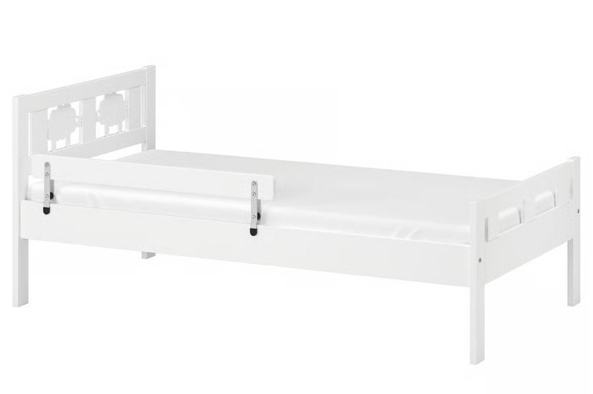 Kinderbed Ikea Kritter, 70 à 85 cm, Comme neuf, Sommier à lattes, Enlèvement