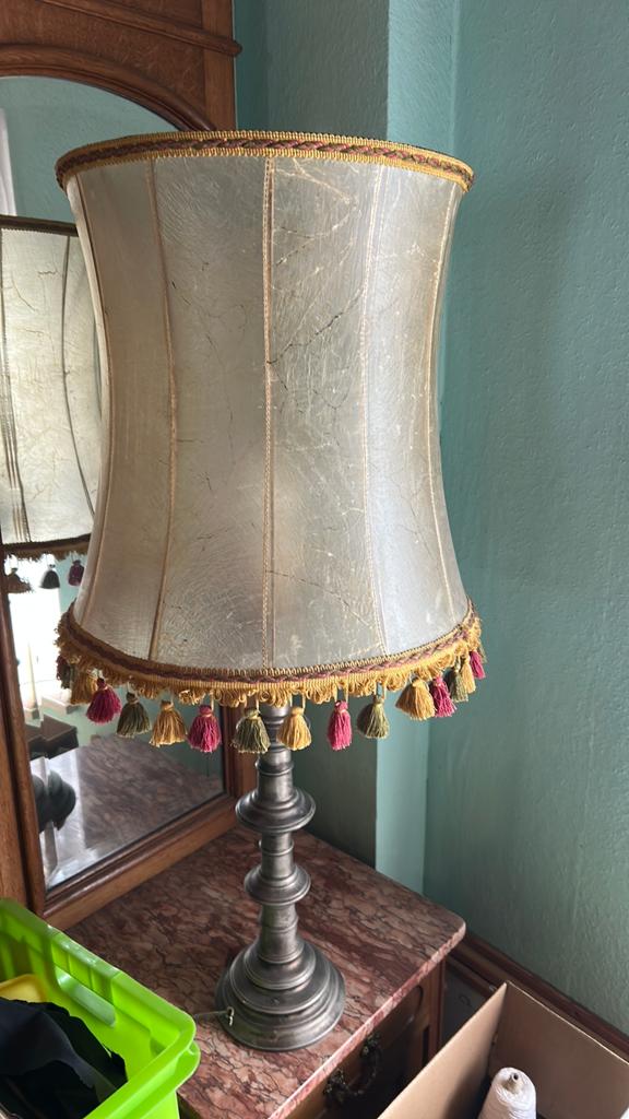 Lampe vintage en excellent etat, Enlèvement, Utilisé, Vintage, 50 cm ou plus