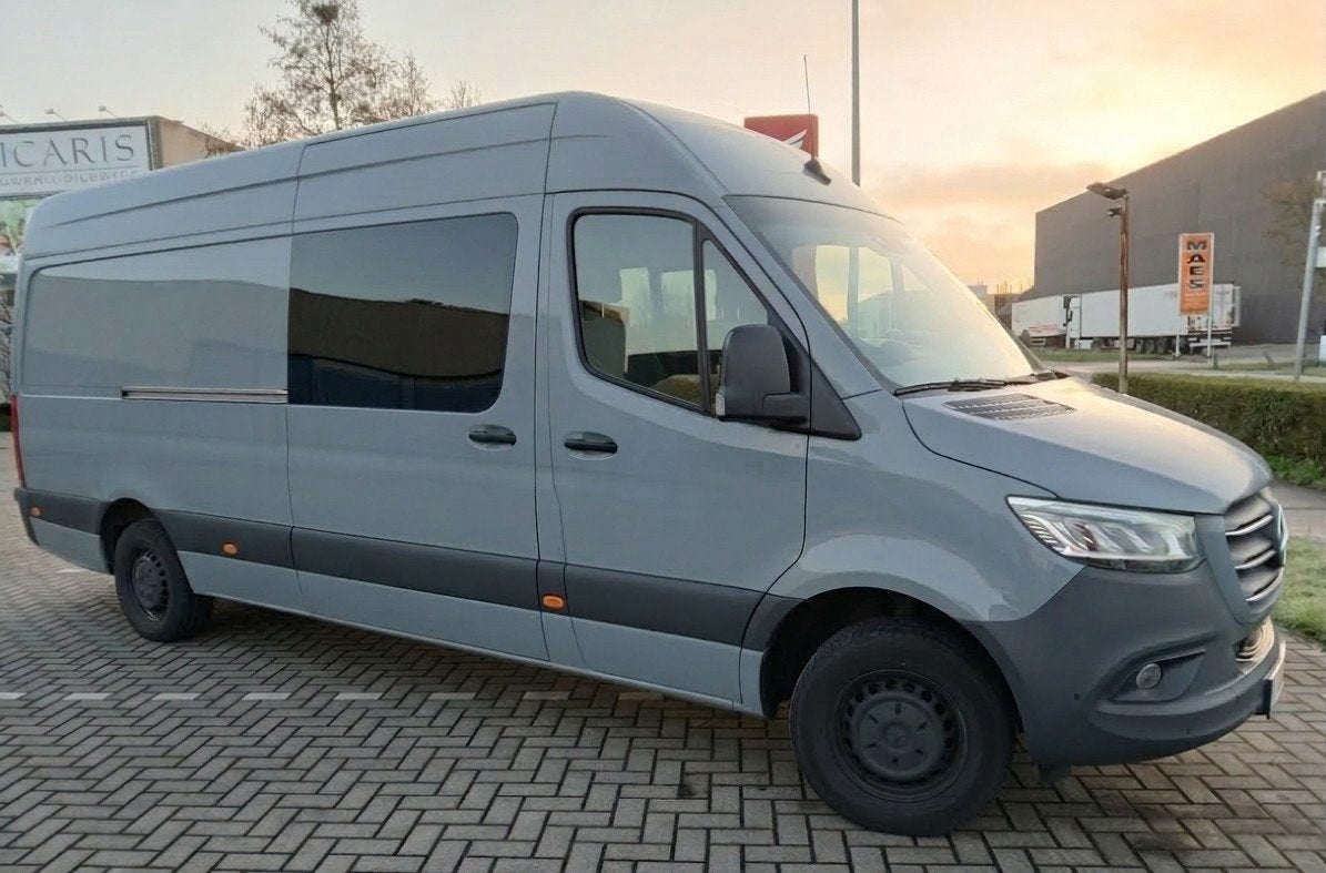 mercedes sprinter 316 luxe dubbel cabine 34000km, Autos, Achat, 6 portes, Carnet d'entretien, Mercedes-Benz