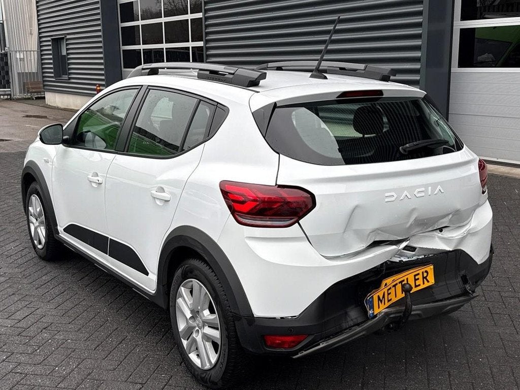 Dacia Sandero Stepway 1.0 TCe 90 Expression, navigatie, trek, Auto's, Euro 6, 91 pk, 67 kW, Wit