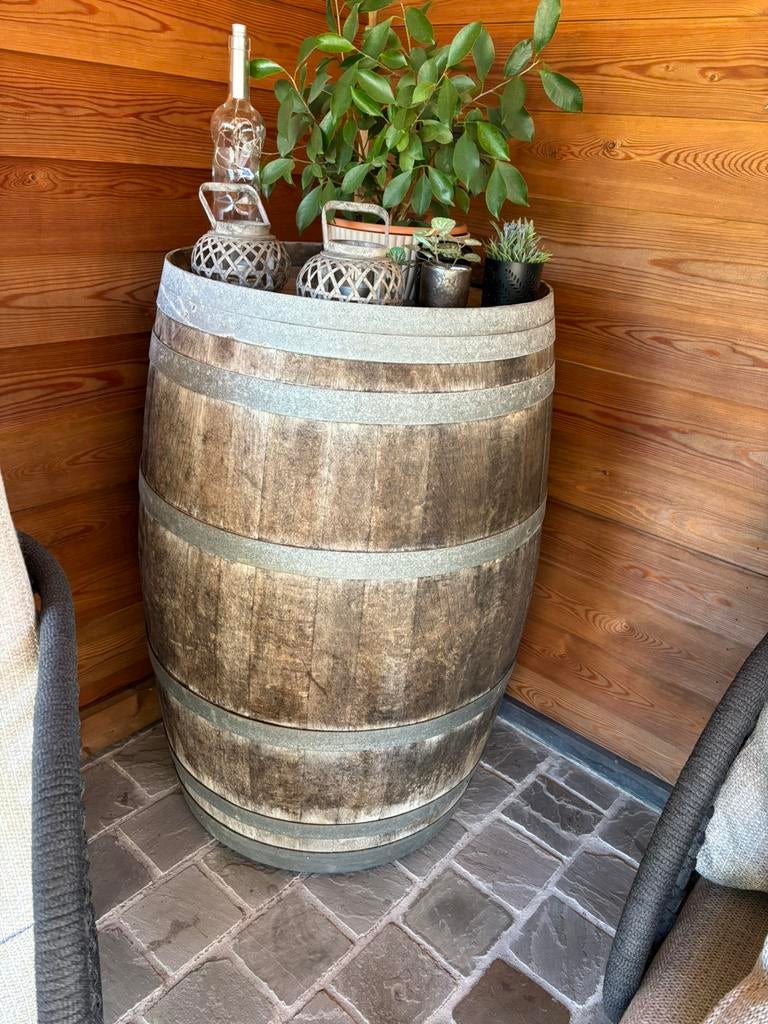 Eiken wijnvat 225 liter, 150 litres ou plus, Enlèvement, Utilisé, Bois