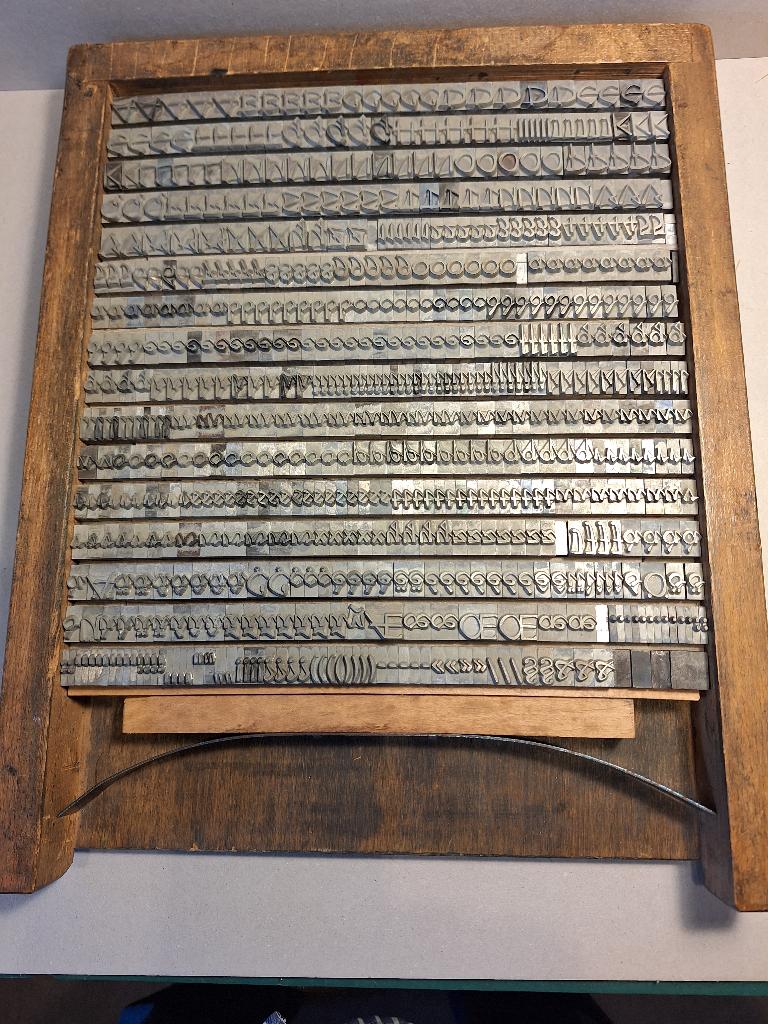Boekbinden, Loden letters, Drukletters, Vergulden, Ophalen of Verzenden