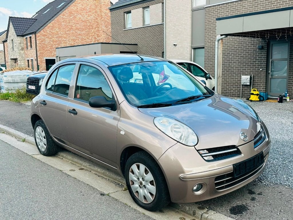 Nissan Micra 1.2 (2007) – Prêt à immatriculer, Auto's, Voorwielaandrijving, Zwart, 4 cilinders, Overige bekleding