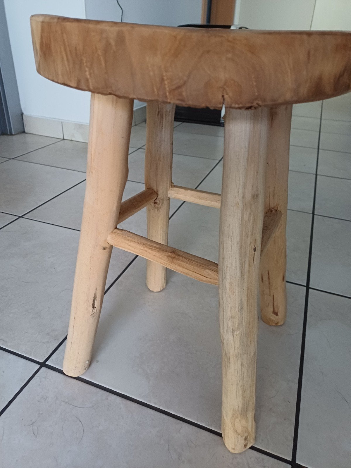 Houten kruk, Huis en Inrichting, Ophalen