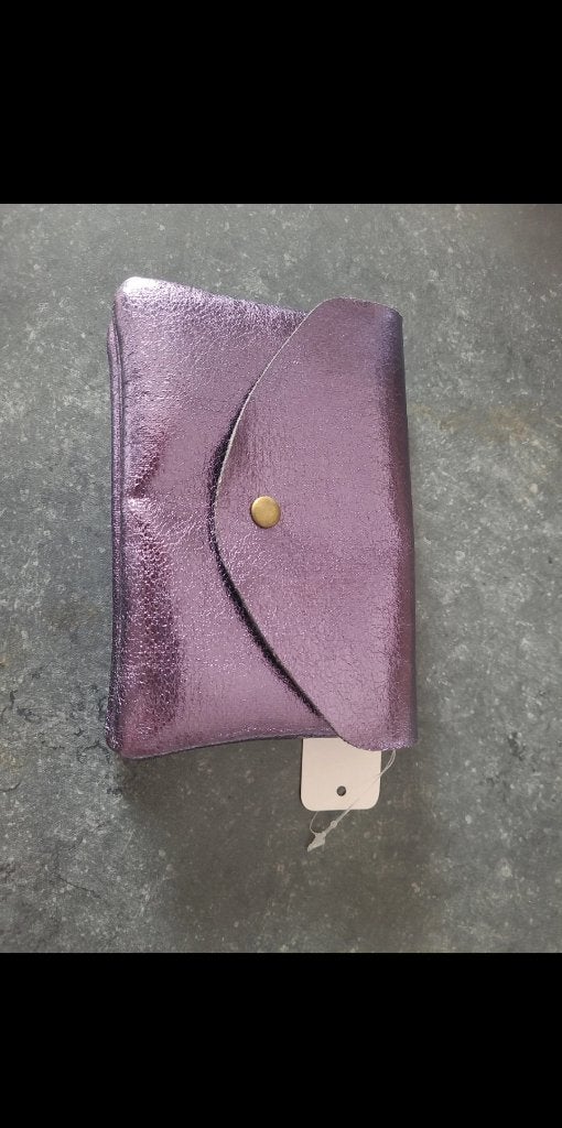 THEWAN Portemonnee/Etui — Paars leer, Handtassen en Accessoires, Overige merken, Paars, Nieuw, Ophalen of Verzenden