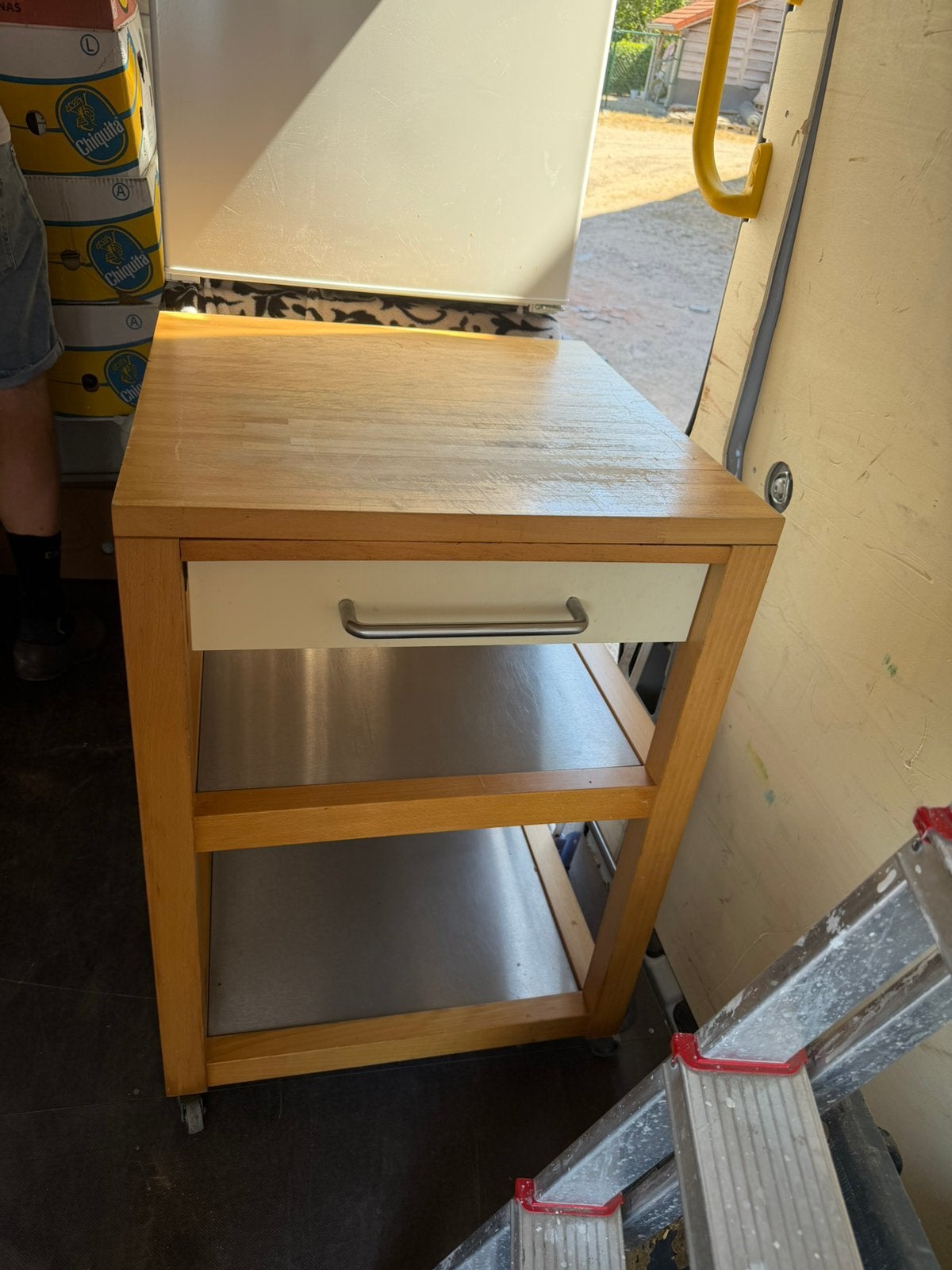 Keukenblok met lade op wielen, Huis en Inrichting, Ophalen, Gebruikt