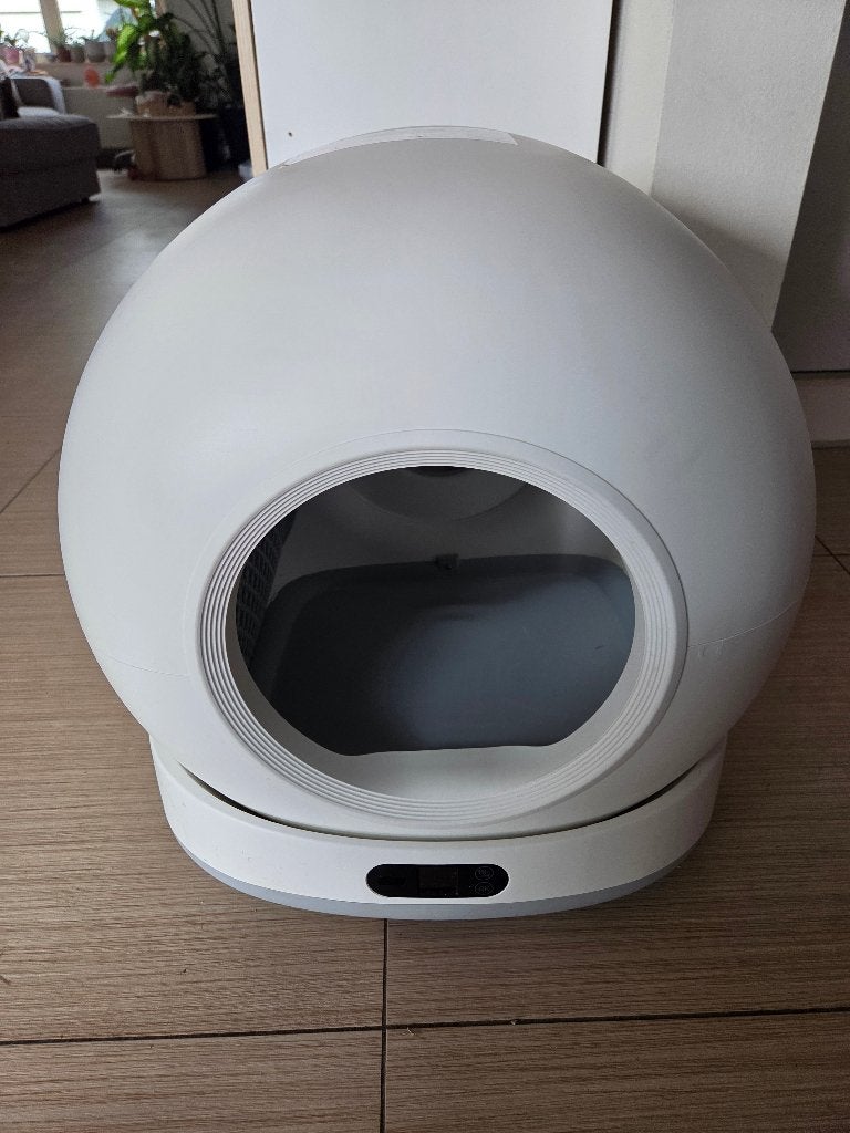 Automatiche kattenbak, Animaux & Accessoires, Bacs à litière, Enlèvement, Autonettoyant, Comme neuf, Fermé
