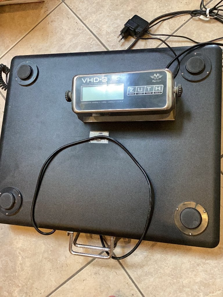 BALANCE PLATE-FORME 300KG/100G, Enlèvement, Utilisé