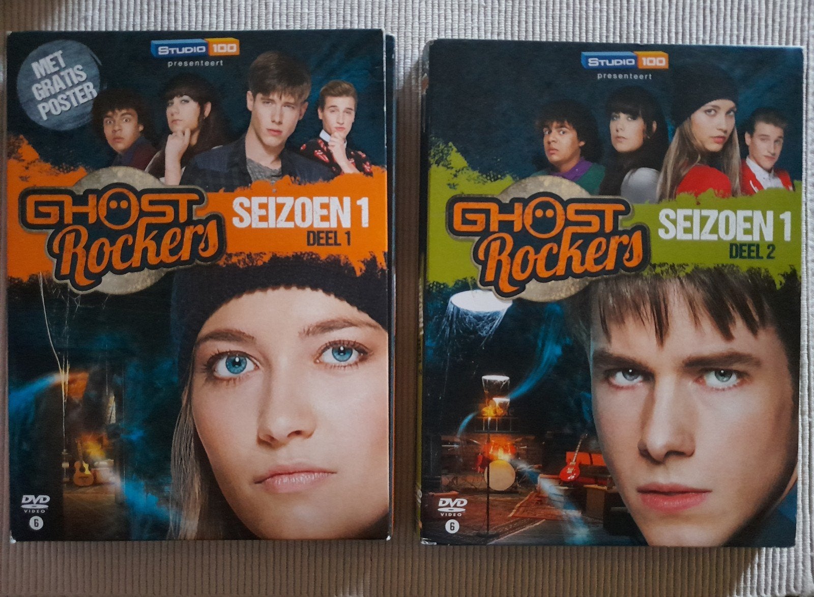 Ghost rockers seizoen 1 deel 1, Cd's en Dvd's, Avontuur, Tv-serie, Zo goed als nieuw, Vanaf 6 jaar