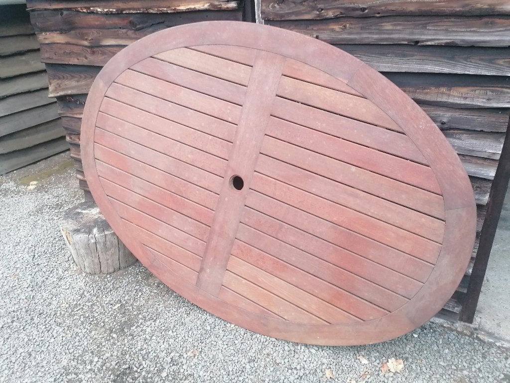 ovaal tafelblad, 150 à 200 cm, Comme neuf, 100 à 150 cm, Dessus de la table