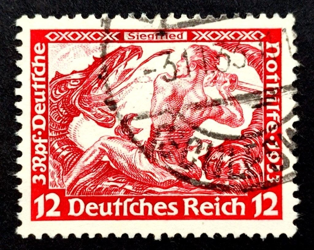 Deutsches Reich: WAGNER "Siegfried" 1933, Postzegels en Munten, Ophalen of Verzenden, Overige periodes, Gestempeld