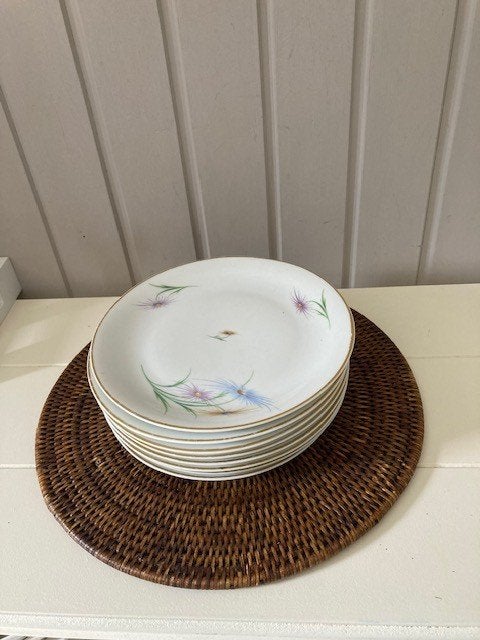 Assiettes à dessert vintage, Maison & Meubles, Cuisine | Vaisselle, Enlèvement, Utilisé, Vintage, Assiettes(s)