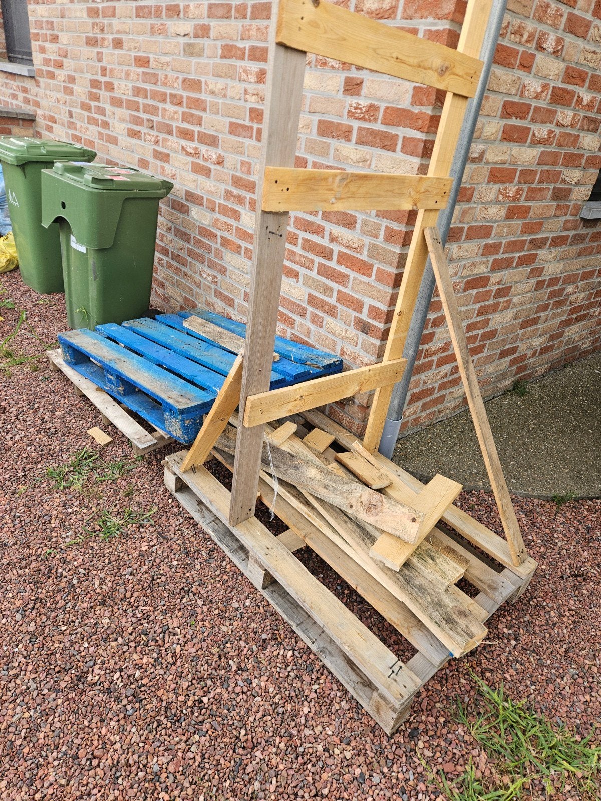 pallet x wood gratis, Ophalen of Verzenden, Pallet