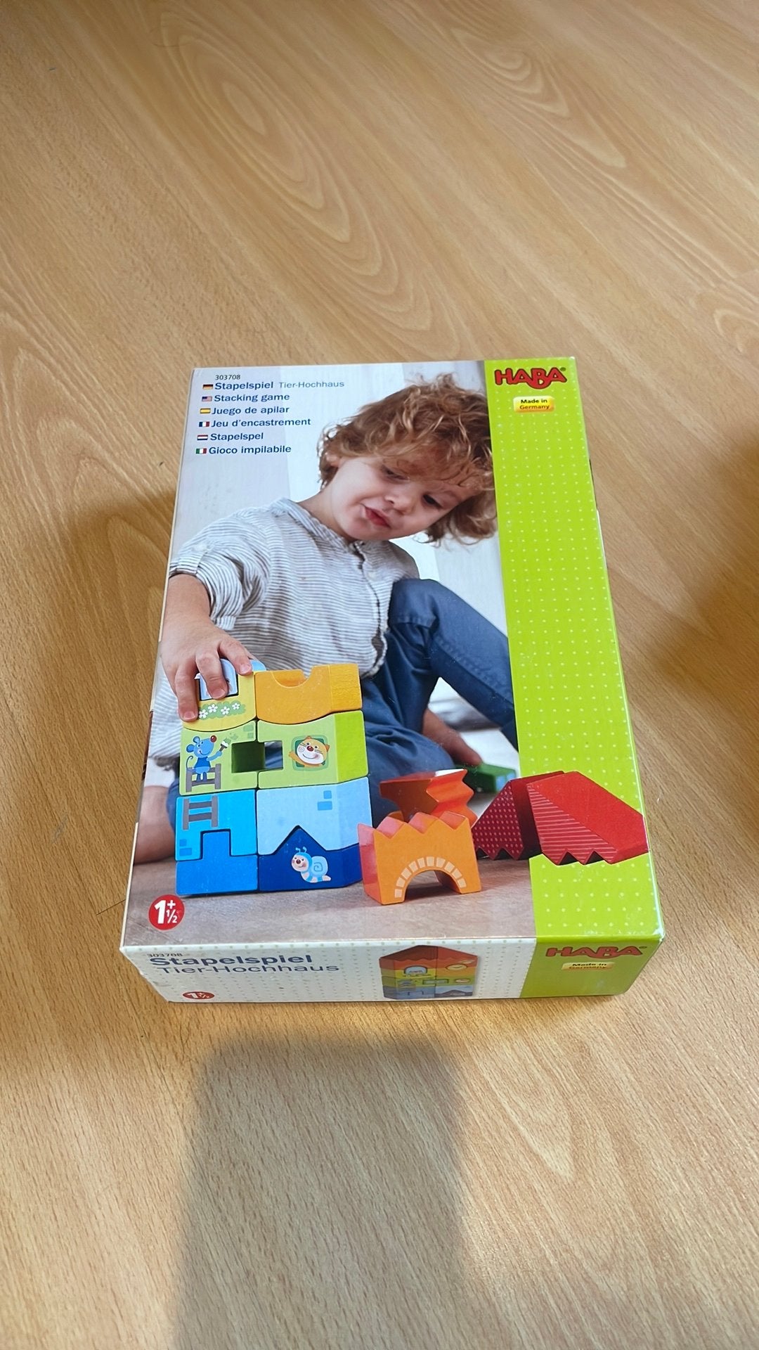 Haba stapeltoren, Kinderen en Baby's, Ophalen, Zo goed als nieuw