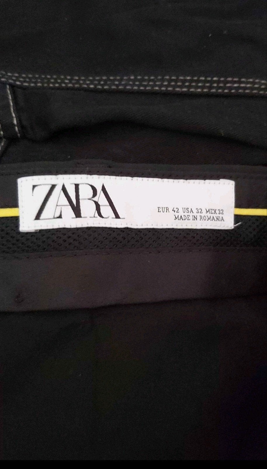 ZARA Heren Kostuum Compleet Zwart Maat 42 - Nieuw, Ophalen, Zwart