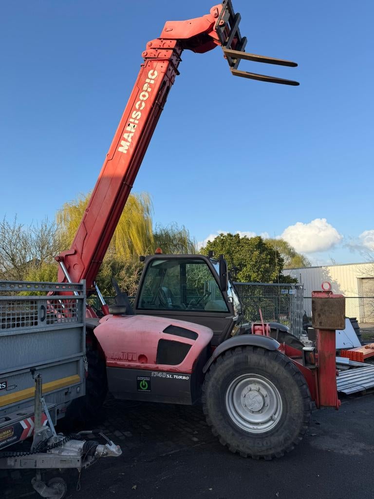 manitou mt 1740 sl turbo, Ophalen, Verreiker