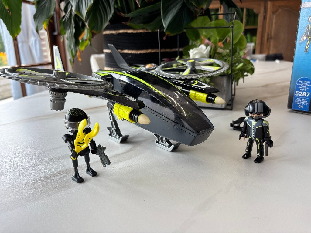 Playmobil 5287 Navette d'attaque de Mega Masters, Comme neuf, Véhicule, Kit complet, Enlèvement
