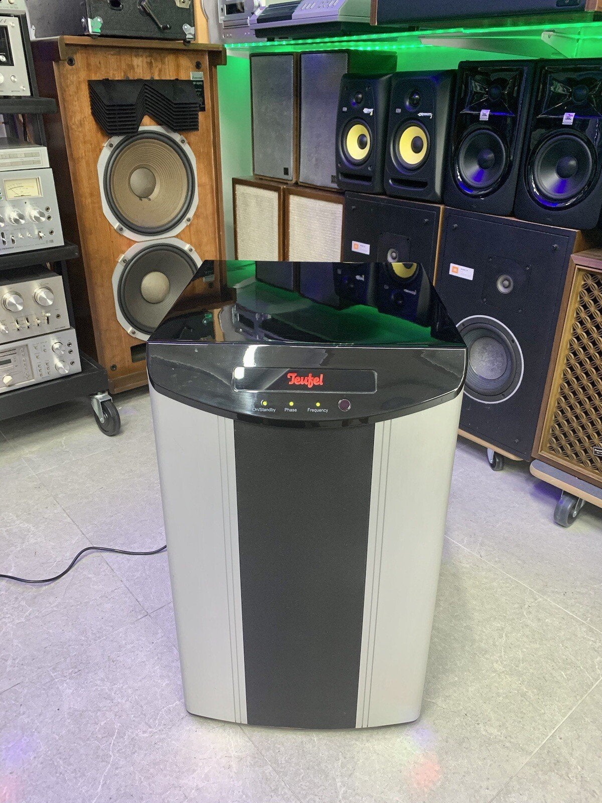 Teufel Subwoofer L 5200 SW, Enlèvement, Comme neuf, Subwoofer