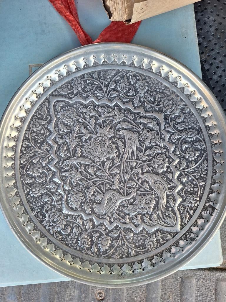 Comptoir mural,  ancien antique, Perse, Iran, compto, Antiquités & Art, Antiquités | Bronze & Cuivre, Enlèvement ou Envoi