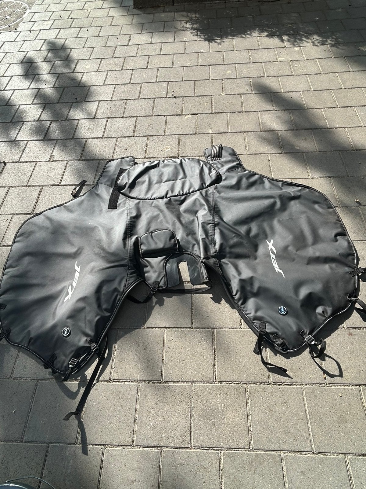 Tablier jet x 125 et manchons GIVI, Enlèvement, Comme neuf