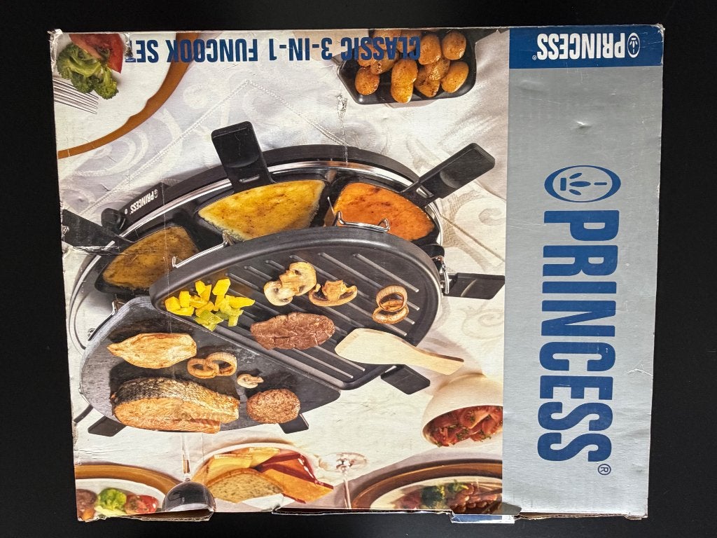Princess 3 in 1, Elektronische apparatuur, Gourmetstellen, Ophalen, Gebruikt, 8 personen of meer