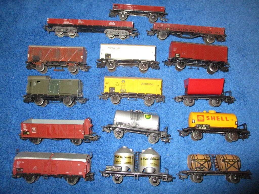 Marklin 15 wagons marchandises, Enlèvement ou Envoi, Utilisé, Wagon, Märklin
