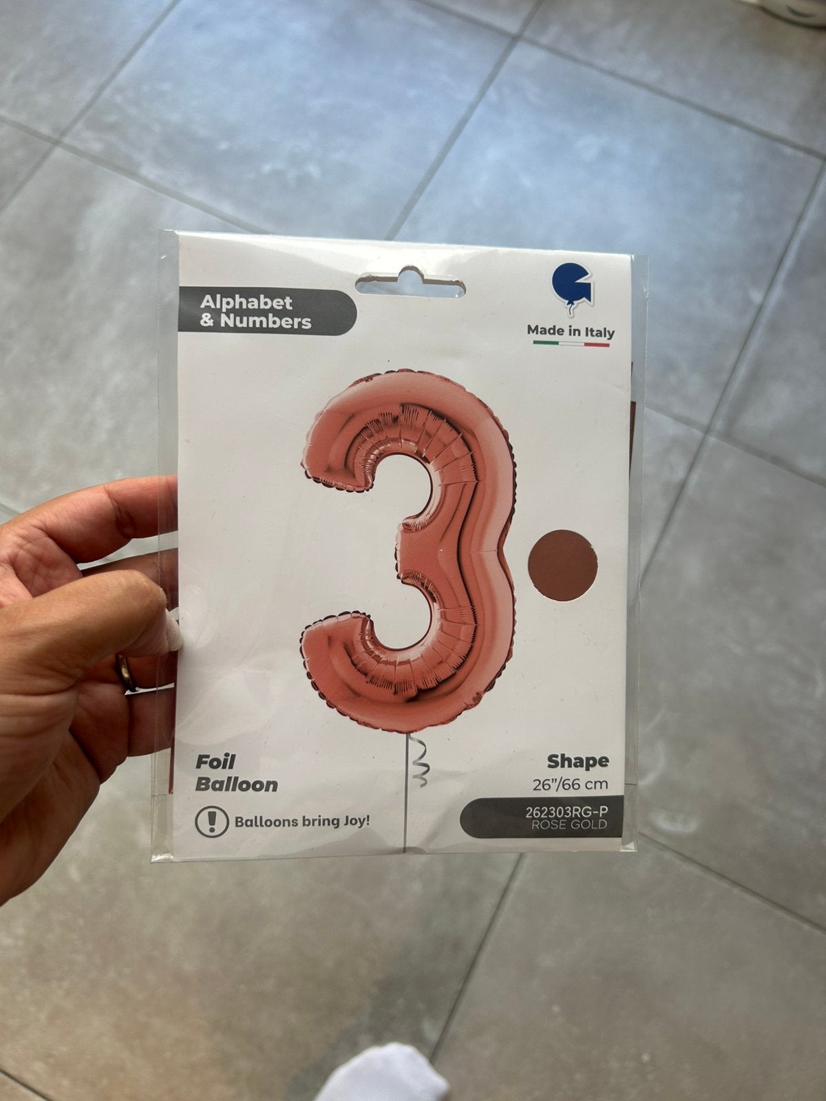 Ballon numéro 3, Enlèvement, Neuf